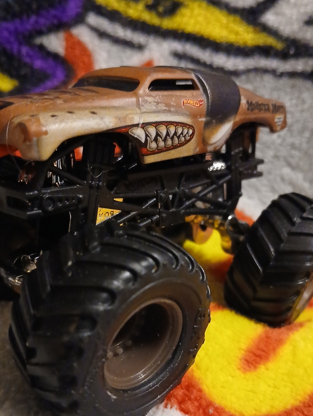 Monster Mutt HW Monster Truck Toy - Brown Used
